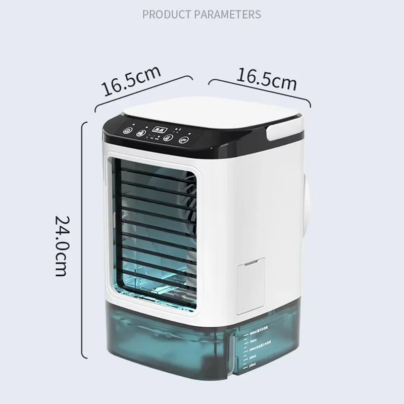 New Xiaomi Mini Atomizing Cooling Fan Desktop Atomizing Spray Fan Portable Humidification Air Conditioning Electric Fan Outdoor