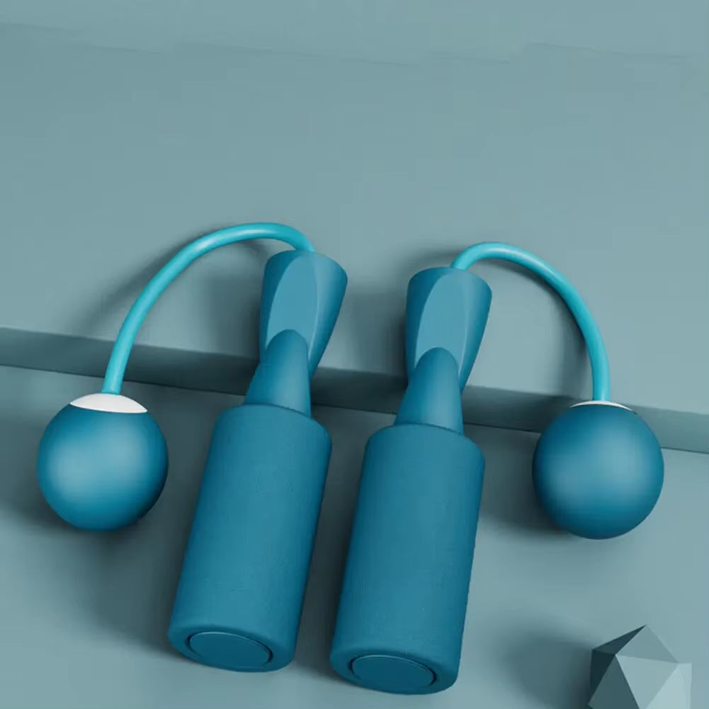 With Heavy Ball Cordless Skipping Rope Yoga Boxing Sports and Fitness Training Aerobics Portable Fast Jump Rope for Woman，Man