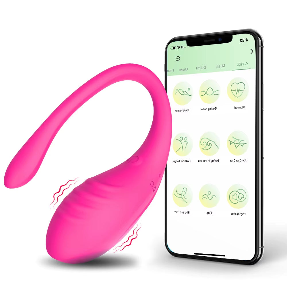 Upgraded APP Control Vibrator 9 Powerful Vibrating Vaginal Ball Wearable Stimulator Erotic Egg Adult Sex Toys for Women Pleasure