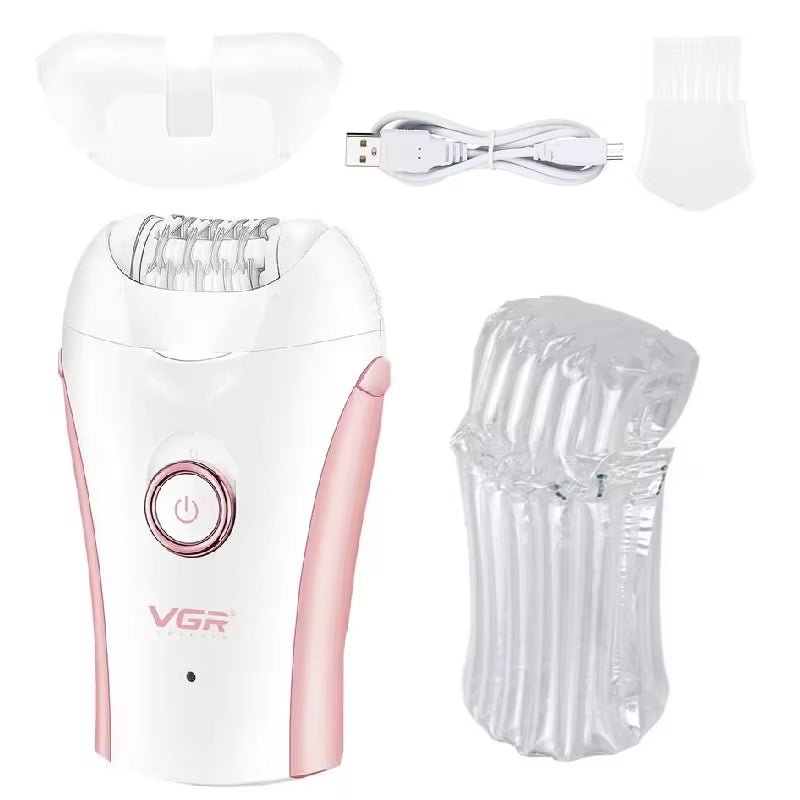 Electric Women Epilator Female Shaver Leg Body Hair Removal Lip Chin Depilatory Lady Bikini Trimmer Facial Hair Remover Set