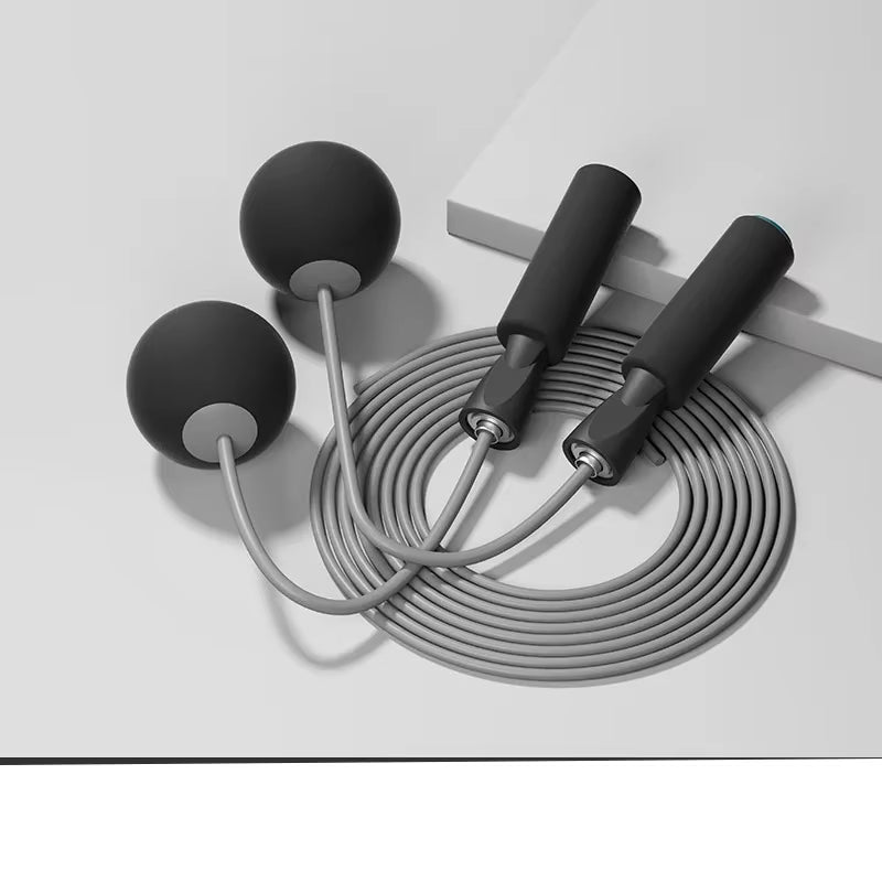 With Heavy Ball Cordless Skipping Rope Yoga Boxing Sports and Fitness Training Aerobics Portable Fast Jump Rope for Woman，Man
