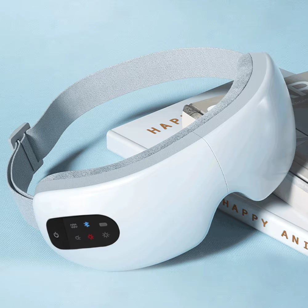 Smart Eye Massager Electric Eye Protector 4-Speed Hot Compress Eye Mask Heating Vibration Massage Wireless Connection Music