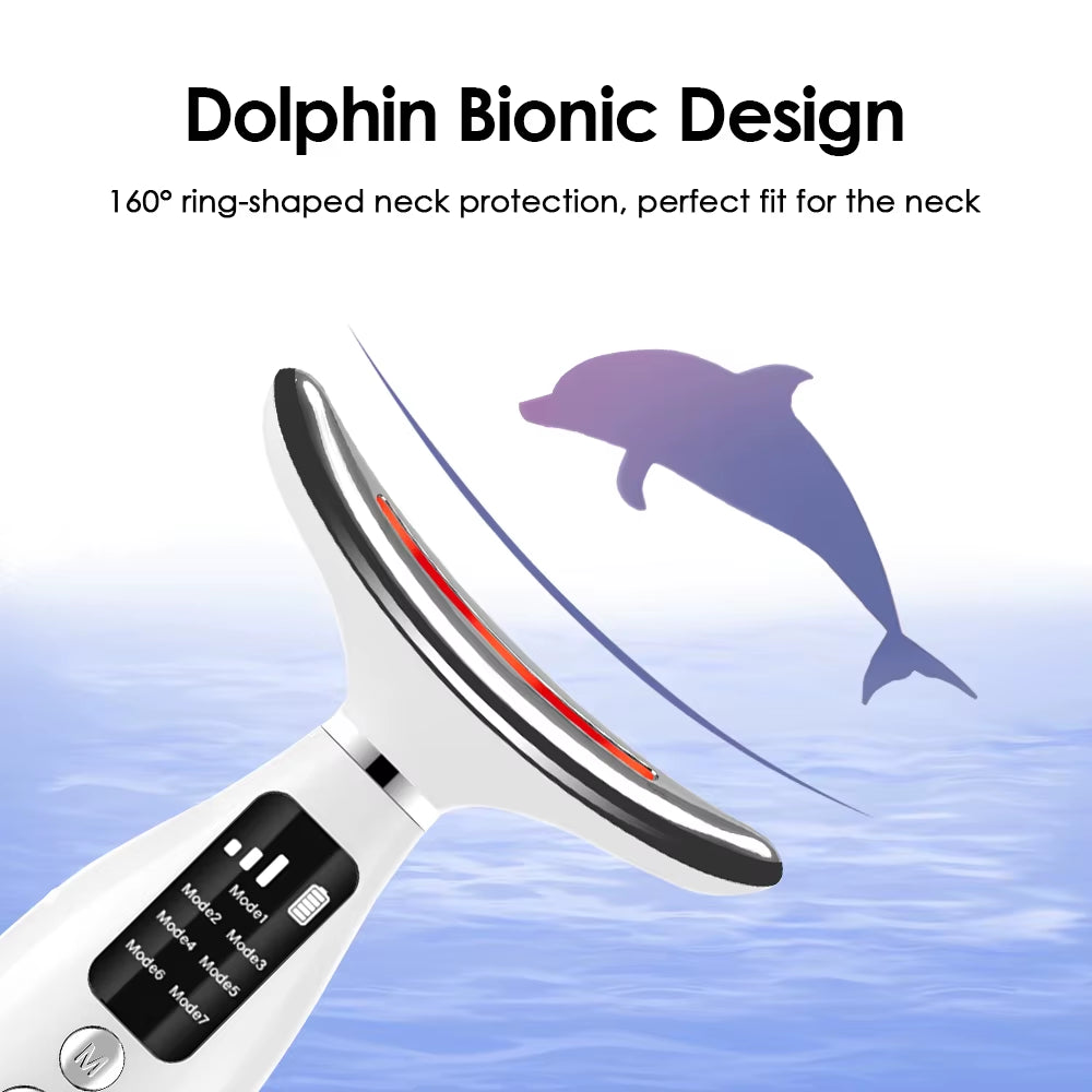 Neck Facial Lifting Device LED Light Skin Tightening anti Wrinkle Face Massager Double Chin Remover Skin Care Beauty Tool