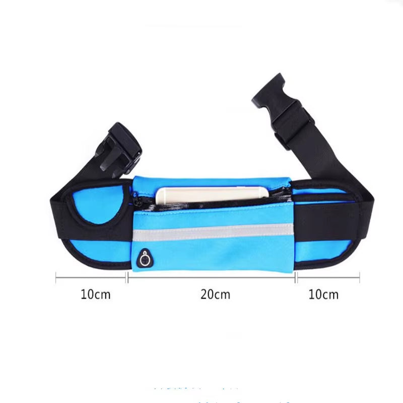 Outdoor Riding Running Waist Bag Marathon Running Bag Men Women Fitness with Water Bottle Waterproof Phone Sport Belt Waist Bags