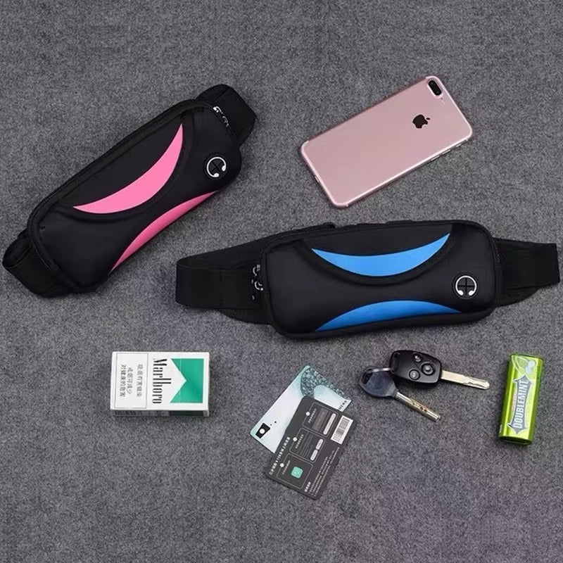 Unisex Waterproof Running Waist Bagsport Waist Pack Mobile Phone Holder Bag Gym Fitness Bag Sport Running Belt Bag