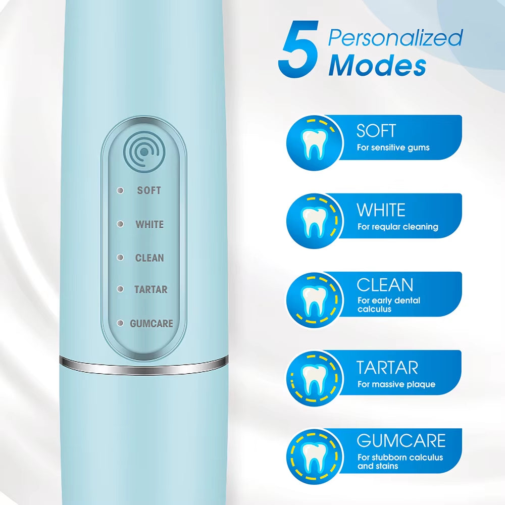 Electric Toothbrush Houseehold Whitening IPX7 Waterproof Toothbrushes Automatic Tooth Brush Dental Calculus Remover Dental