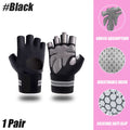 1 Pair Dumbbell Gloves Men Women Weightlifting Crossfit Bodybuilding Workout Sport Gym Training Gloves Non-Slip Wrist Protector