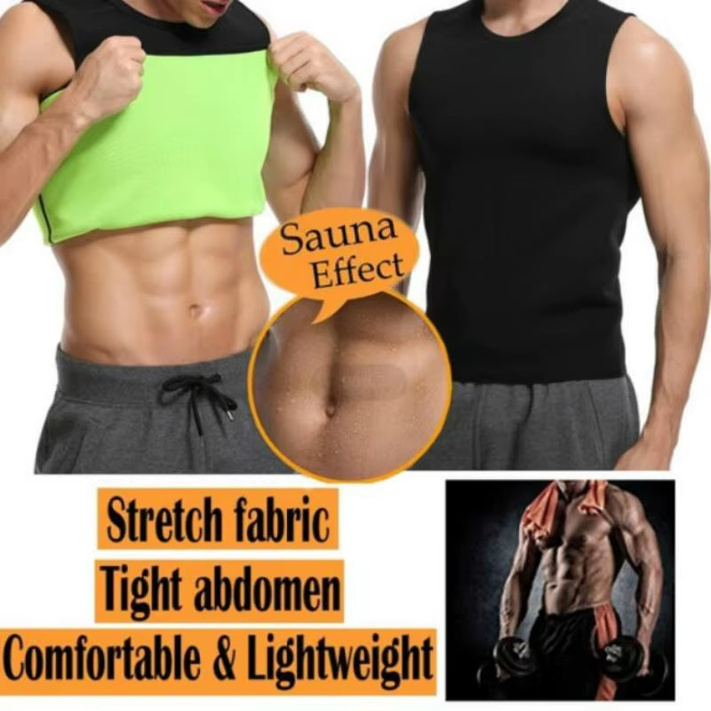 Men'S Slimming Body Shaper Modeling Vest Belt Belly Men Reducing Shaperwear Fat Burning Loss Weight Waist Trainer Sweat Corset