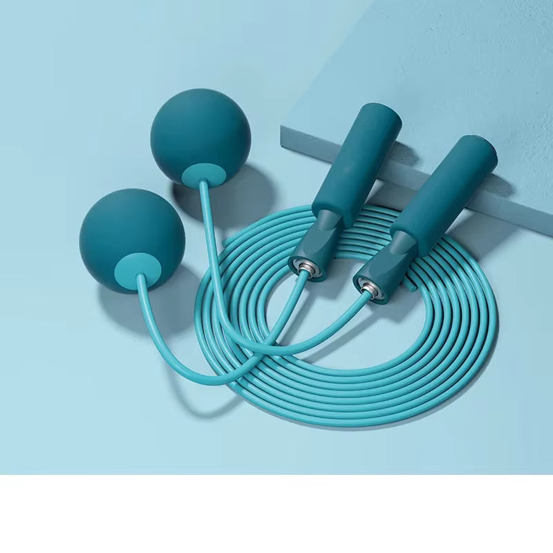With Heavy Ball Cordless Skipping Rope Yoga Boxing Sports and Fitness Training Aerobics Portable Fast Jump Rope for Woman，Man