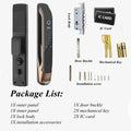 Tuya Wifi APP Inteligente Smart Electronic Password IC Card Key Digital Fingerprint Remote Control Security Anti-Theft Door Lock