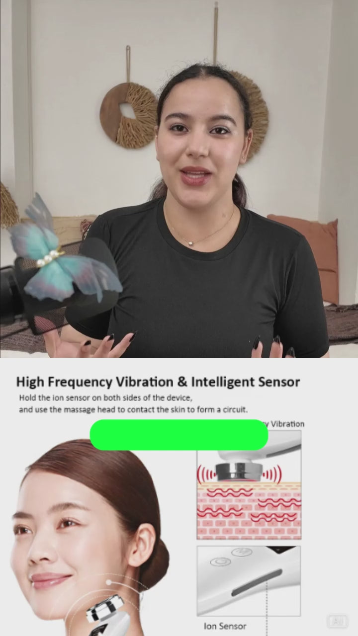 Masajeador facial RF, radiofrecuencia facial